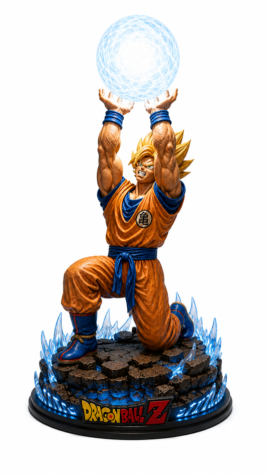 Goku Spirit Bomb LED Lamp — Kneeling Edition